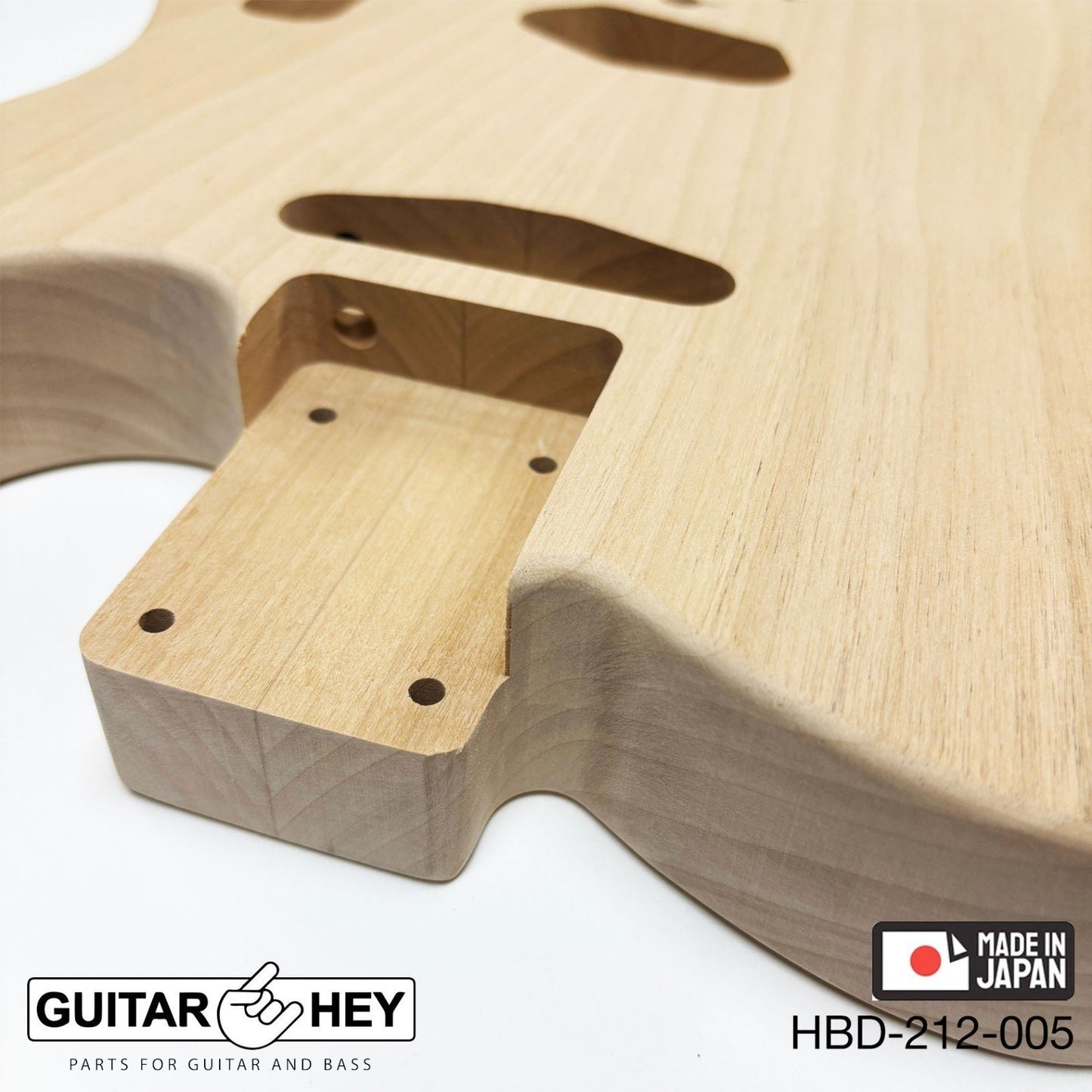 Hosco Unfinished Replacement Body for Telecaster Tele® 2 Piece Alder SANDED #005