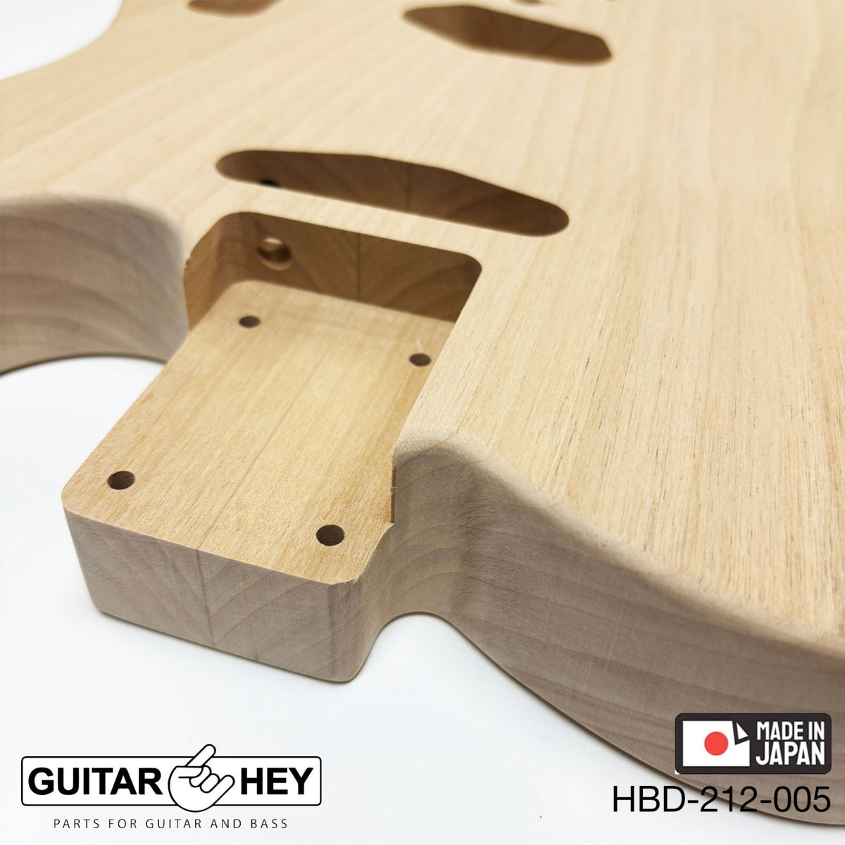 Hosco Unfinished Replacement Body for Telecaster Tele® 2 Piece Alder SANDED #005