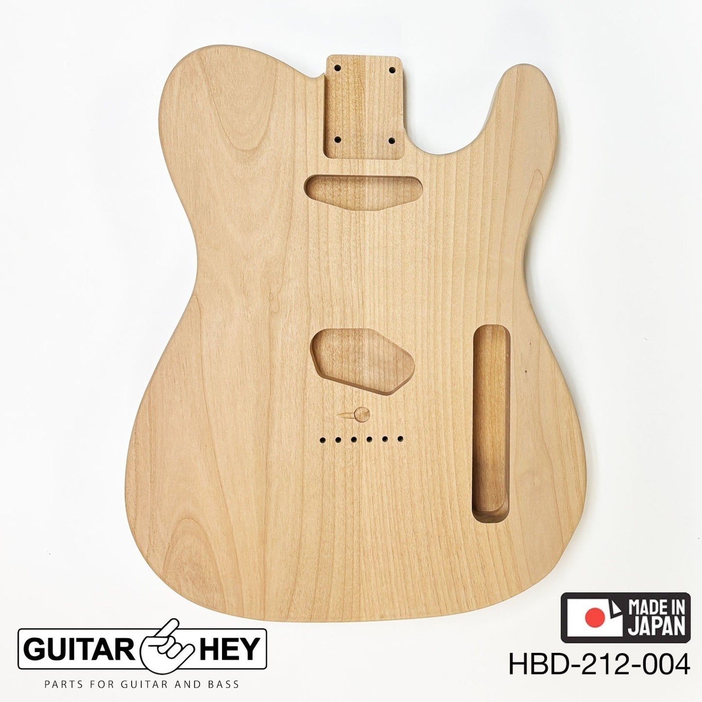 Hosco Unfinished Replacement Body for Telecaster Tele® 2 Piece Alder SANDED #004