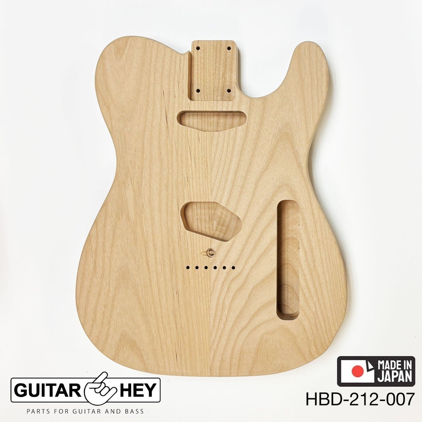 Hosco Unfinished Replacement Body for Telecaster Tele® 2 Piece Alder SANDED #007