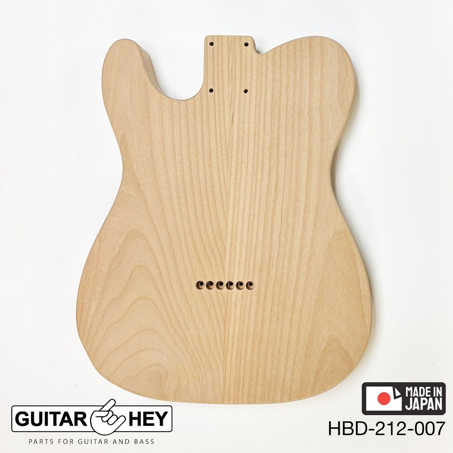 Hosco Unfinished Replacement Body for Telecaster Tele® 2 Piece Alder SANDED #007