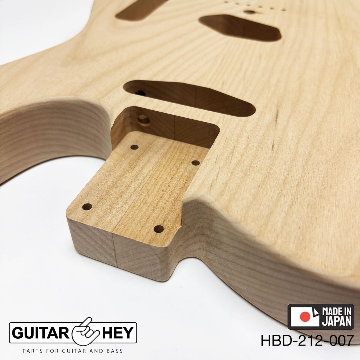 Hosco Unfinished Replacement Body for Telecaster Tele® 2 Piece Alder SANDED #007