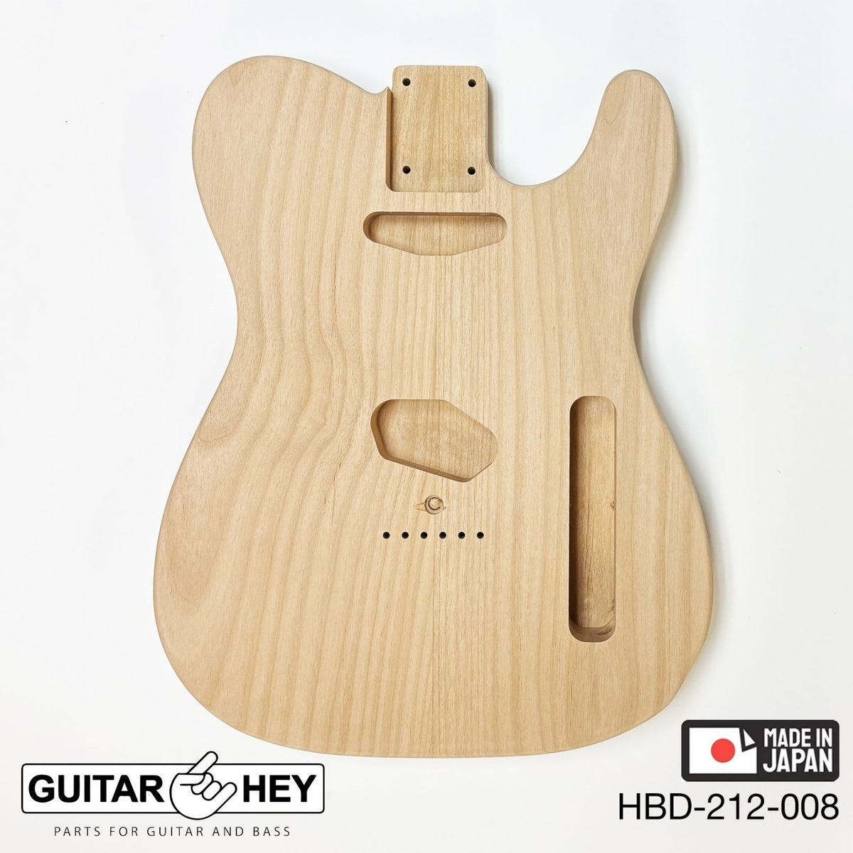 Hosco Unfinished Replacement Body for Telecaster Tele® 2 Piece Alder SANDED #008
