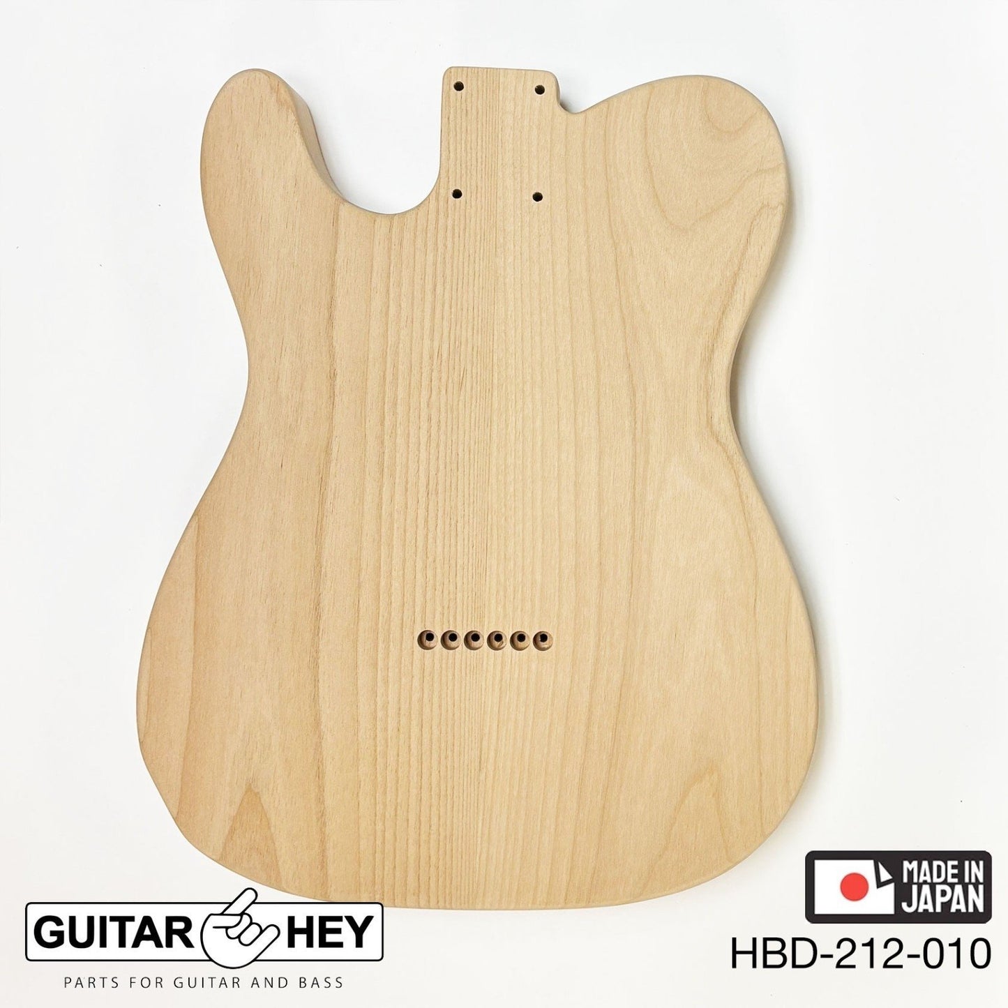 Hosco Unfinished Replacement Body for Telecaster Tele® 2 Piece Alder SANDED #010