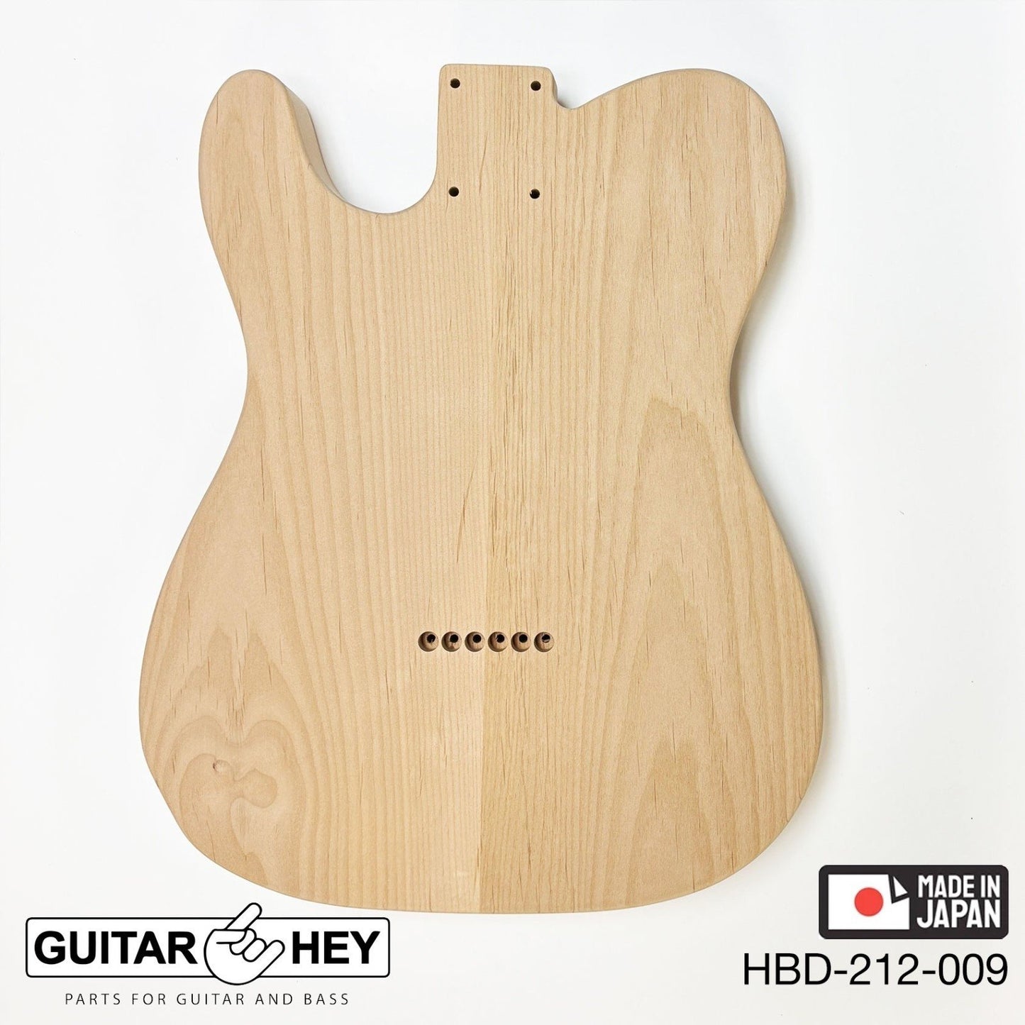 Hosco Unfinished Replacement Body for Telecaster Tele® 2 Piece Alder SANDED #009