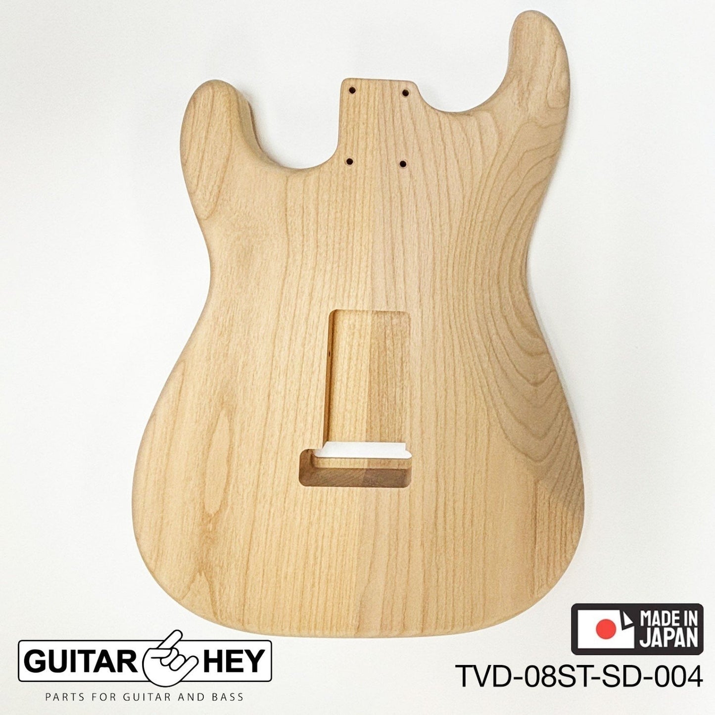 NEW Hosco JAPAN Unfinished Strat® 50's Style Body Alder 2-piece SANDED #004