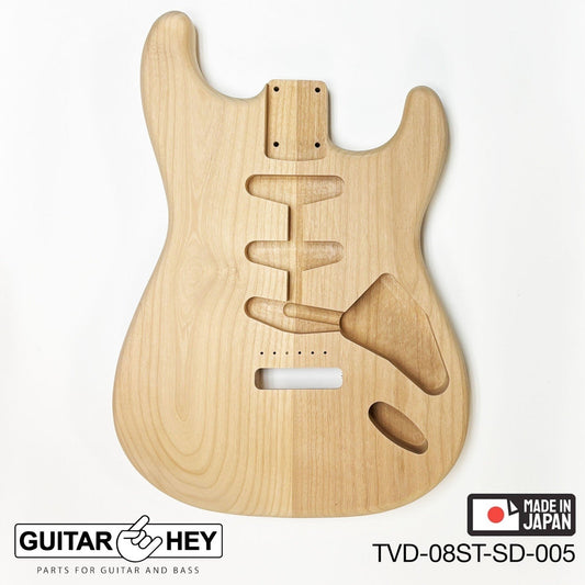 NEW Hosco JAPAN Unfinished Strat® 50's Style Body Alder 2-piece SANDED #005