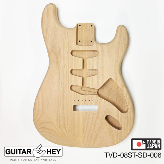 NEW Hosco JAPAN Unfinished Strat® 50's Style Body Alder 2-piece SANDED #006