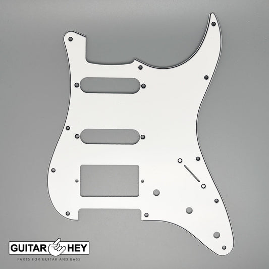 NEW 3-ply H/S/S Pickguard for Fender Stratocaster/Strat® 11-Holes - WHITE