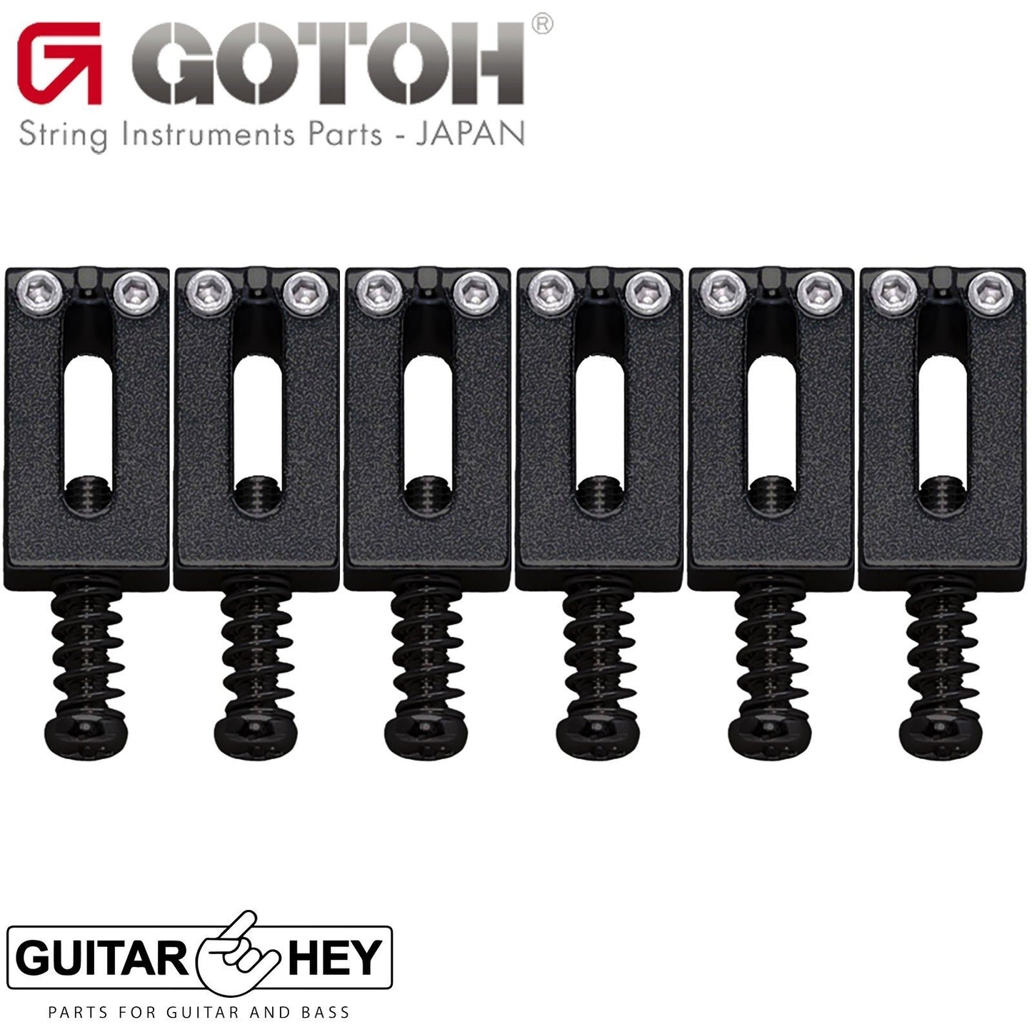 NEW Gotoh S105 Guitar Saddle Set Steel Suitable for NS510 / 510FX - BLACK