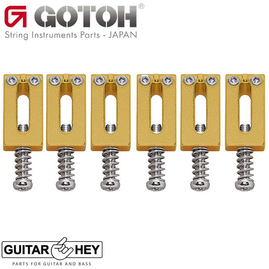 NEW Gotoh S105 Guitar Saddle Set Steel Suitable for NS510 / 510FX - GOLD
