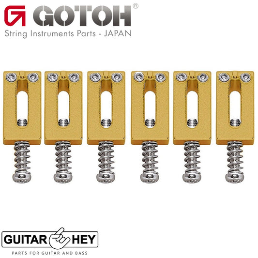 NEW Gotoh S105 Guitar Saddle Set Steel Suitable for NS510 / 510FX - GOLD