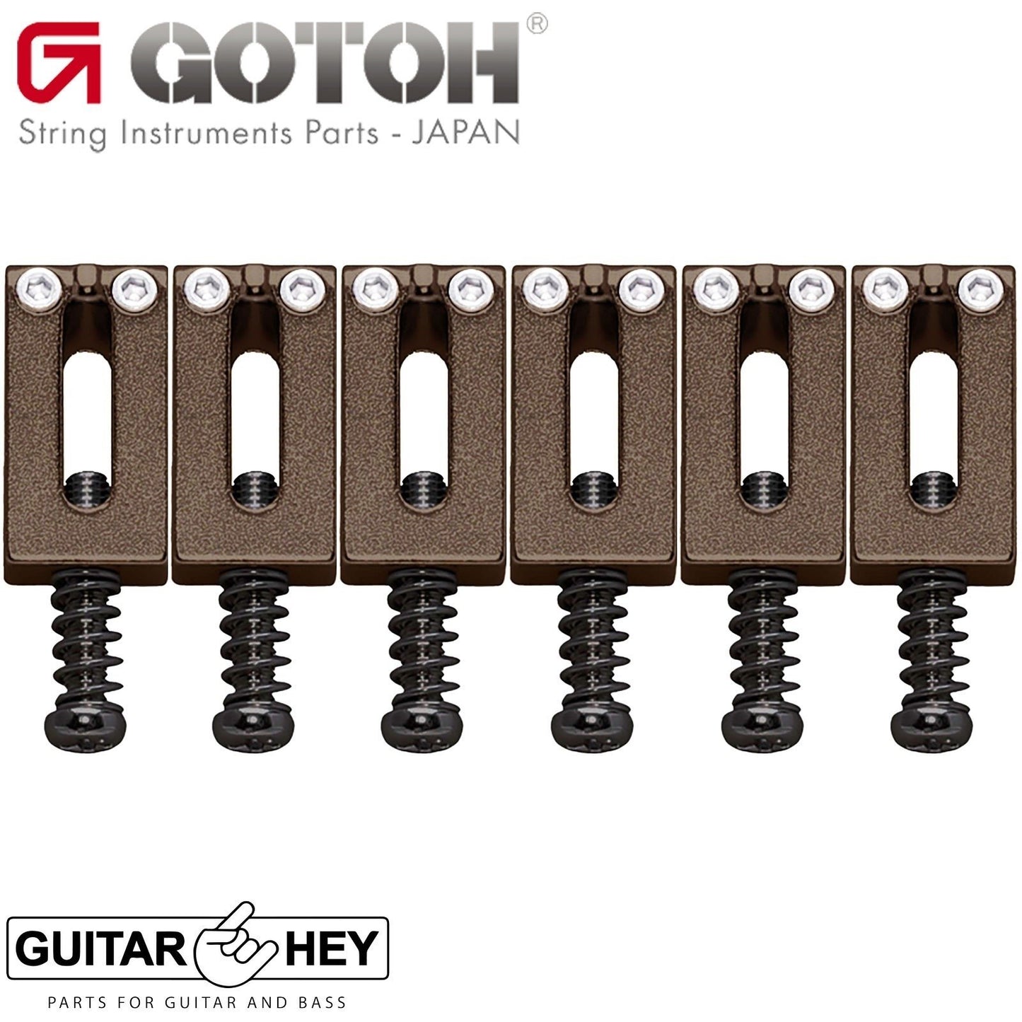 NEW Gotoh S105 Guitar Saddle Set Steel Suitable for NS510 / 510FX - COSMO BLACK