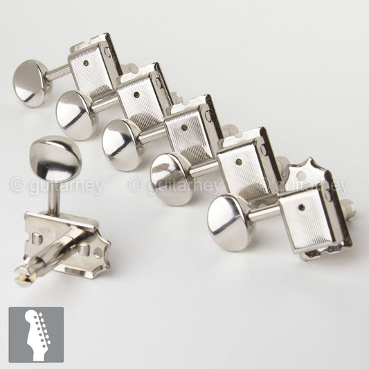 NEW Gotoh SD91-05M LEFT HANDED Vintage Tuners for Fender Strat Tele LEFTY NICKEL