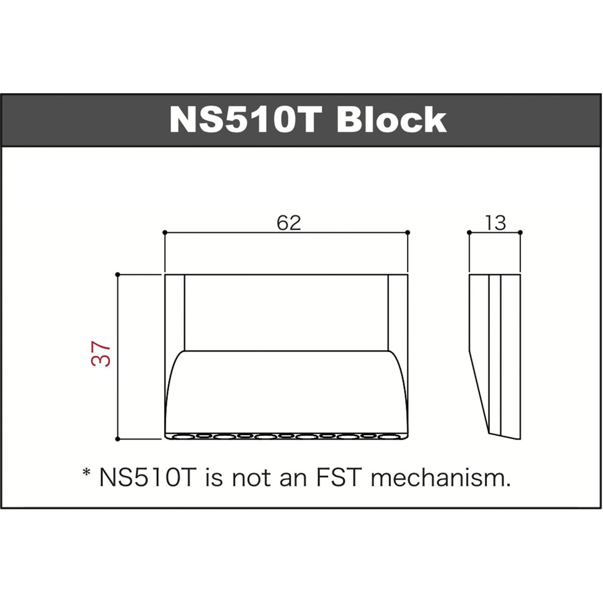 NEW Gotoh NS510T-FE1 2 Point Tremolo Bridge Narrow Spacing 37MM BLOCK - CHROME