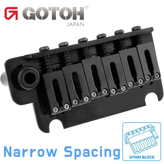 NEW Gotoh NS510T-FE1 2 Point Tremolo Bridge Narrow Spacing 37MM BLOCK - BLACK