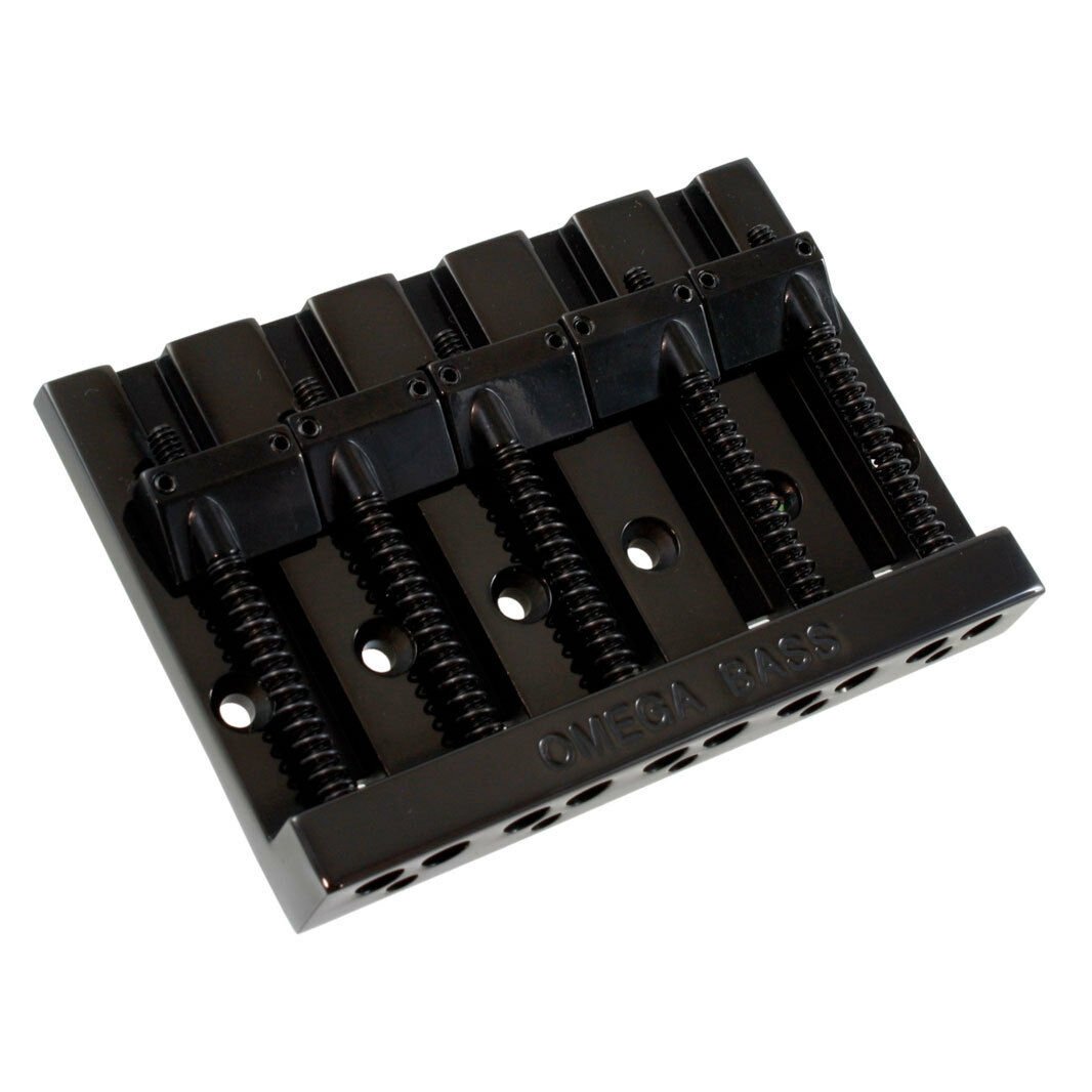 NEW Omega 5-String Fender Bass Bridge BADDASS V Style - BLACK