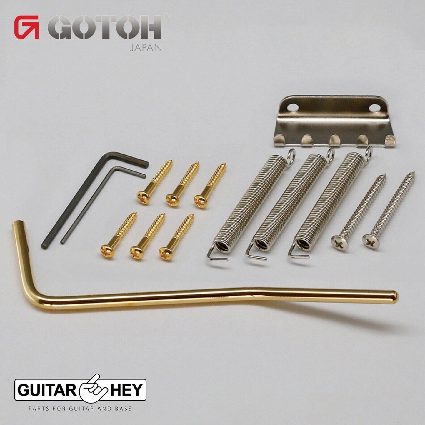 NEW Gotoh NS510TS-FE2 6-Point Tremolo Bridge Narrow Spacing 37MM BLOCK - GOLD