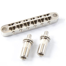 Load image into Gallery viewer, Gotoh GE103B-T Nashville Style Tunematic w/ Studs - Tune-o-matic bridge - NICKEL