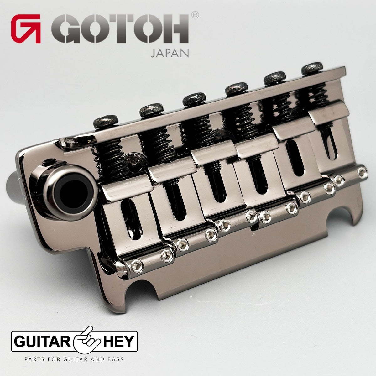 NEW Gotoh 510T-SF1 Non-locking 2 Point Tremolo Bridge w/ Hardware - COSMO BLACK