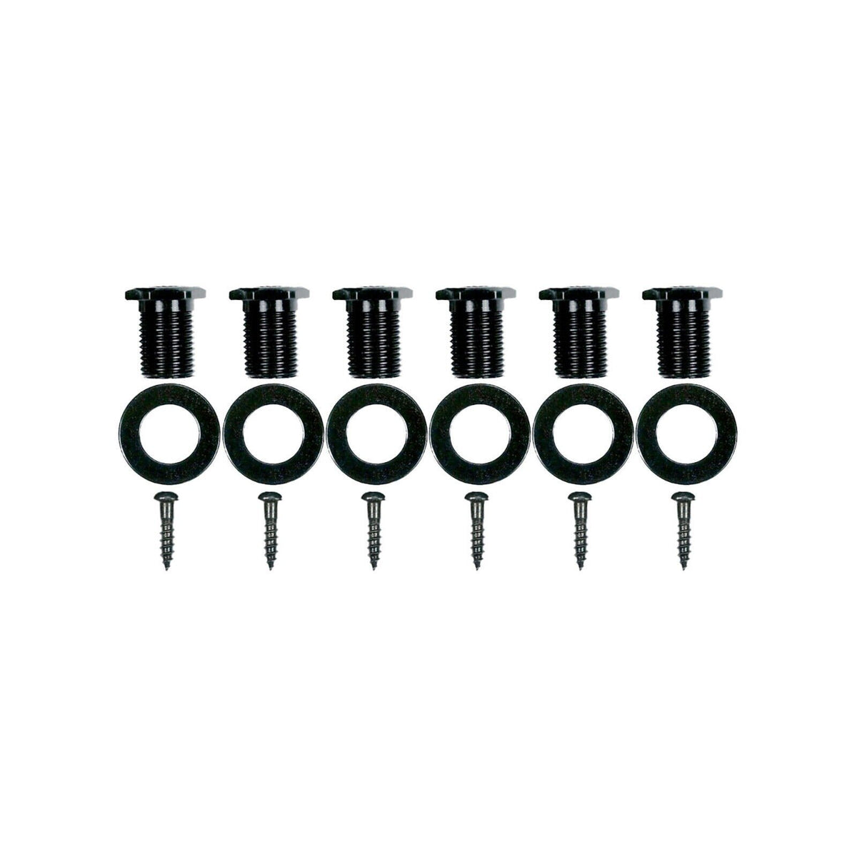 NEW Gotoh SGS510Z-CS5 6 in Line Set Mini Tuners Advanced Keys 18:1 - BLACK SATIN