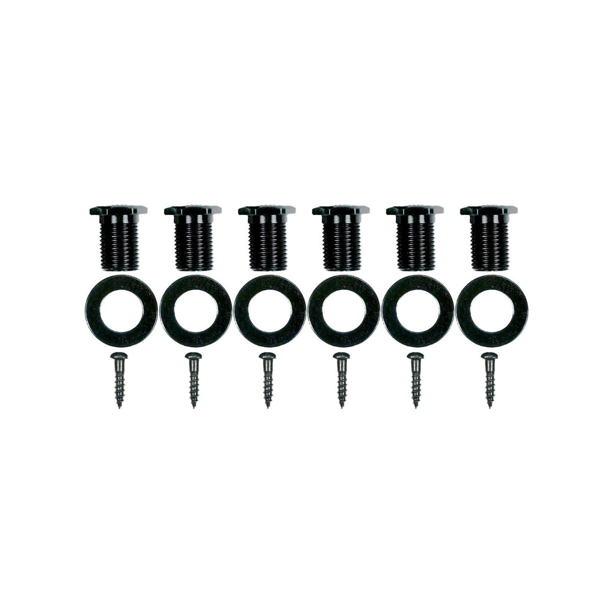 NEW Gotoh SGS510Z-CS5 6 in Line Set Mini Tuners Small AMBE Buttons 18:1 - BLACK