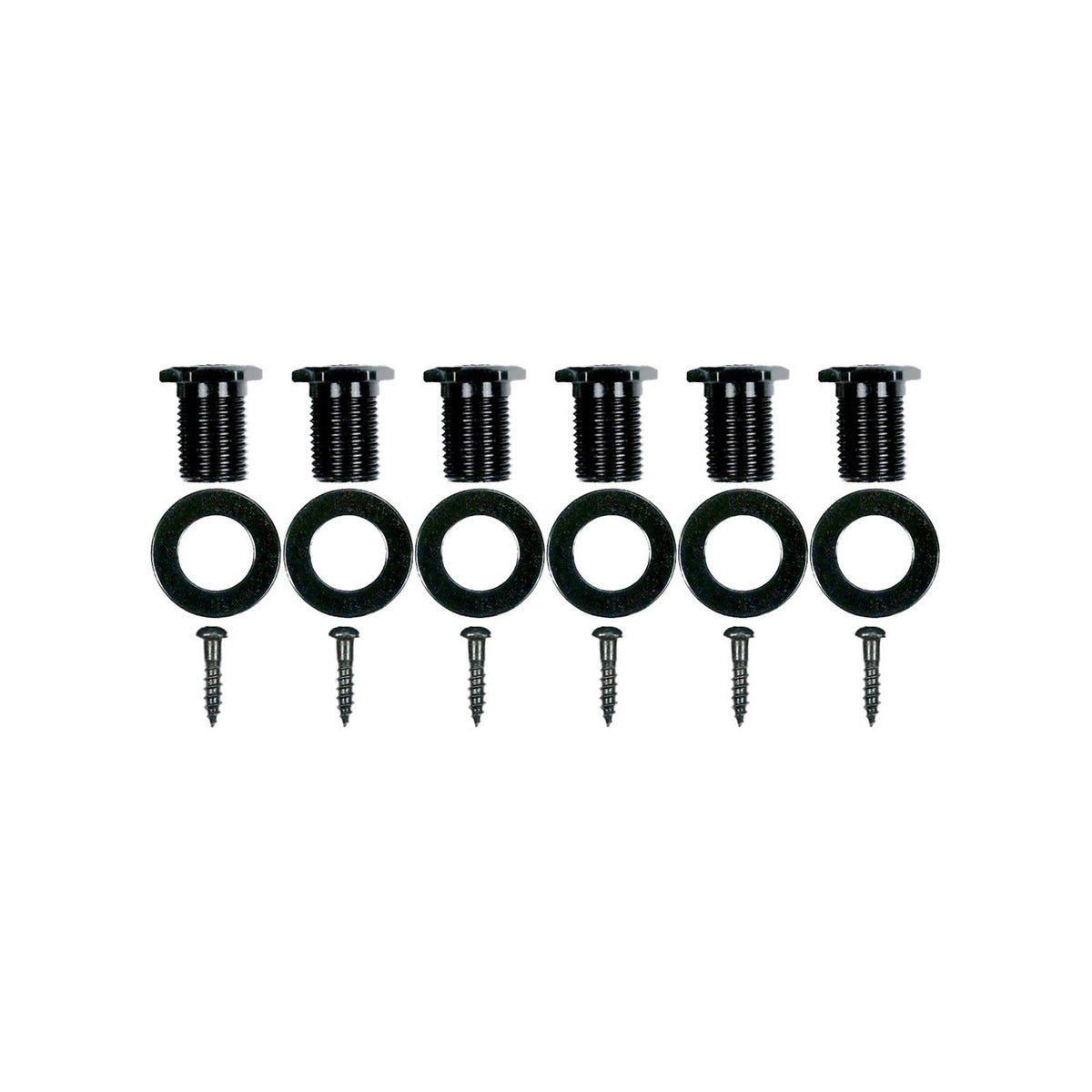NEW Gotoh SG360-P9 MGT 6-in-line LOCKING Tuners Set MINI Right Handed - BLACK