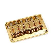Load image into Gallery viewer, NEW Gotoh GTC101 Non-Tremolo Hardtail Bridge 2-1/16&#39;&#39; spacing w/ screws - GOLD