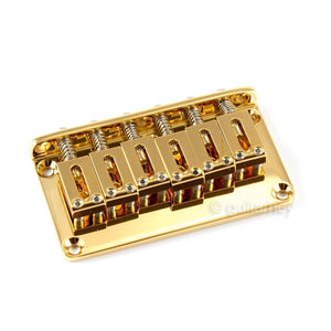 NEW Gotoh GTC101 Non-Tremolo Hardtail Bridge 2-1/16'' spacing w/ screws - GOLD