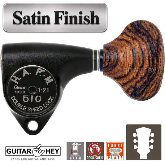 NEW Gotoh SGV510Z-RL5 HAPM Locking Set L3+R3 Adj. Height 1:21, 3x3 BLACK SATIN