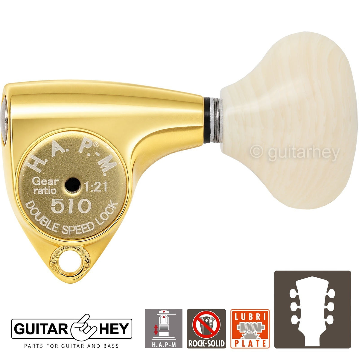 NEW Gotoh SGV510Z-VL5 HAPM Locking Set L3+R3 Adjustable Height, 1:21, 3x3, GOLD