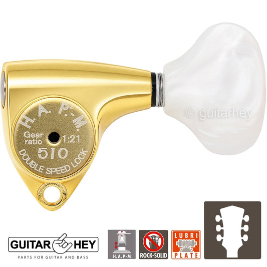 NEW Gotoh SGV510Z-WL5 HAPM Locking Set L3+R3 Adjustable Height, 1:21, 3x3, GOLD