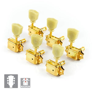 NEW Gotoh SD90-SL MG MAGNUM LOCKING Tuners L3+R3 Set KEYSTONE 3x3 - GOLD