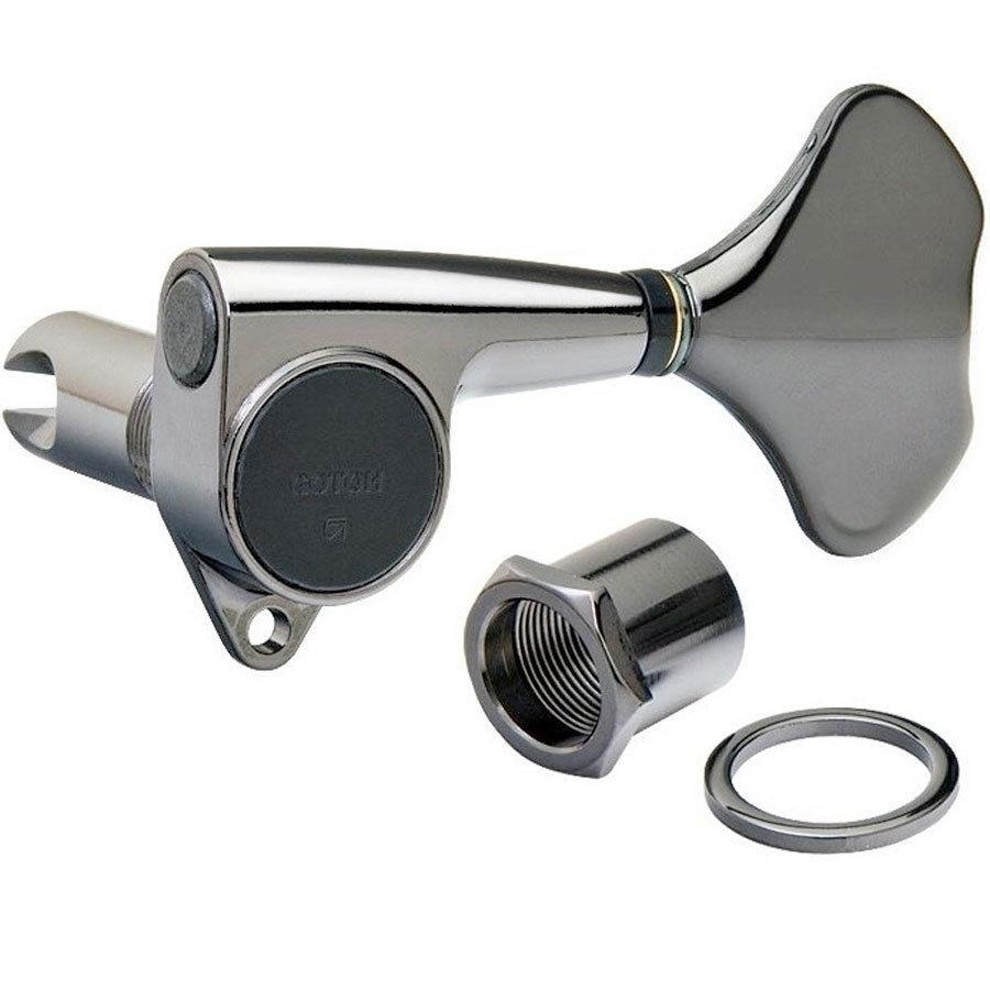 NEW Gotoh GB707 Set 4-in-line Bass Machine Heads Tuner Set Keys - COSMO BLACK