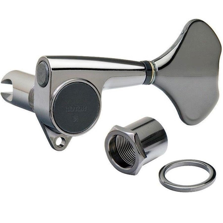 NEW Gotoh GB707 Set 4-in-line Bass Machine Heads Tuner Set Keys - COSMO BLACK