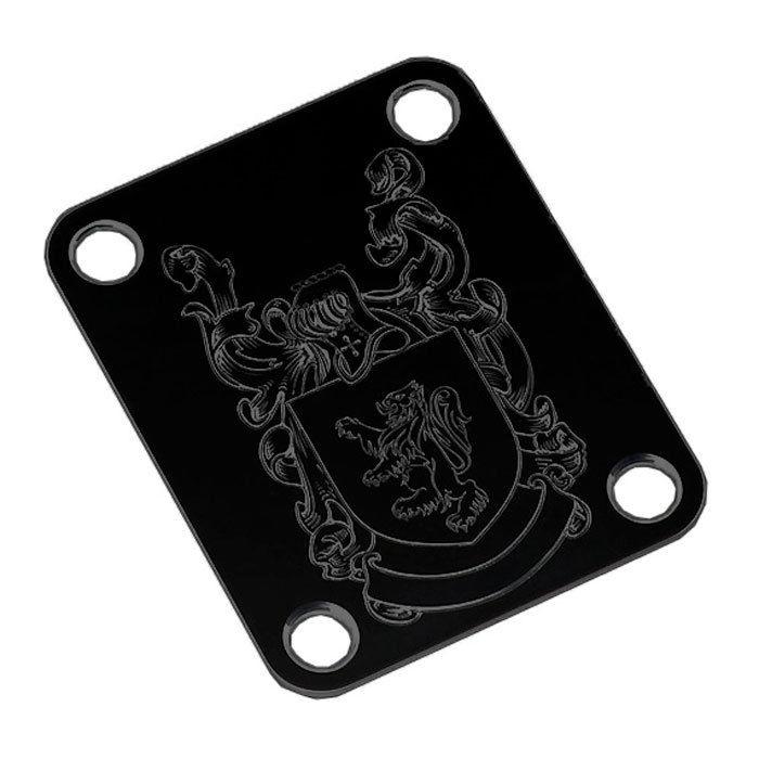 NEW Gotoh NBS-Art-01 Luxury Art Collection - Neck Joint Plate w/ Screws - BLACK