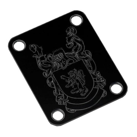 NEW Gotoh NBS-Art-01 Luxury Art Collection - Neck Joint Plate w/ Screws - BLACK