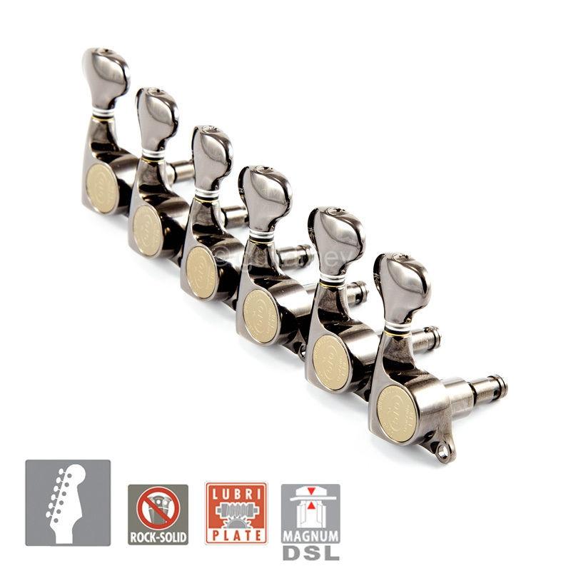 NEW Gotoh SGS510Z-S5 MG Set L6 MAGNUM LOCK DSL w/ screws 1:18 Ratio- COSMO BLACK