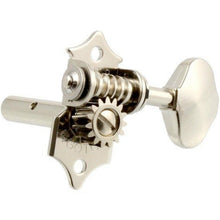 Load image into Gallery viewer, NEW Gotoh SEP700-06M Open-Gear Slot Head Keys Scalloped Buttons 3X3 - NICKEL