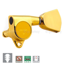 Load image into Gallery viewer, NEW Gotoh SG301-04 MG L3+R3 Magnum Lock Set LOCKING Keystone Keys 3X3 - GOLD