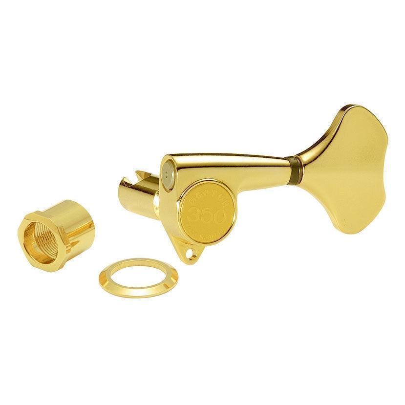 NEW Gotoh GB350 RES-O-LITE Aluminum Bass 5-String Tuning Keys L3+R2 Set - GOLD
