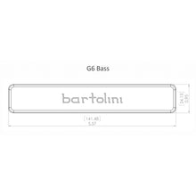 Load image into Gallery viewer, NEW Bartolini 100G66J1 Bass 6-String G6 Soapbar Split Coil Neck &amp; Bridge SET