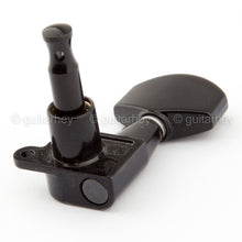 Load image into Gallery viewer, NEW Gotoh SG360-01 Schaller Style Mini Tuning Keys w/ LARGE Buttons 3x3 - BLACK