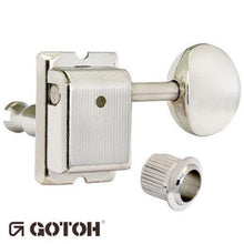 Load image into Gallery viewer, NEW Gotoh SD91-05M STAGGERED Post Vintage Tuners for Fender Strat/Tele - NICKEL