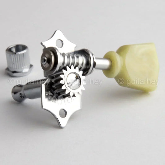 NEW Gotoh SE700-SL OPEN-GEAR Tuning Keystone Keys w/ screws 3x3 Tuners - CHROME