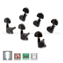 Load image into Gallery viewer, NEW Gotoh SG381-20 MG Magnum Locking Tuners L3+R3 w/ Large Buttons 3x3- BLACK