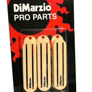 NEW DiMarzio Genuine DM2002 Fast Track Pickup Covers (3) Made in USA- CREAM