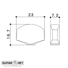 Load image into Gallery viewer, NEW Gotoh SGV510Z-A60LX Luxury Mode L3+R3 SET Tuning Keys 1:21 Ratio 3x3 - GOLD