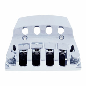 NEW - Ricky-Style Bass Bridge and Tailpiece for Rickenbacker® - CHROME