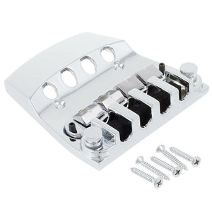 NEW - Ricky-Style Bass Bridge and Tailpiece for Rickenbacker® - CHROME